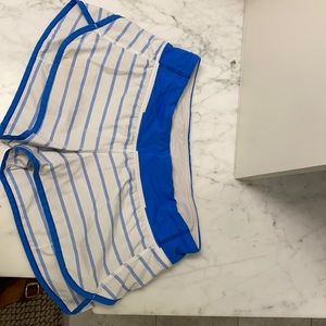 Lululemon Deauville Stripe Speed Shorts